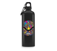 Seoul South Korea City Map Travel Water Bottle, Beverage Flask, Travel Bottle, Outdoor Sport Bottle
