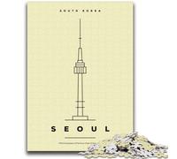 Seoul South Korea Jigsaw Puzzles for Adults 1000 Jigsaws, Family Entertainment Toys Is Ideal As A Gift for The Whole Family 2000pcs (70x100cm)