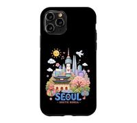 Seoul South Korea Kawaii Kids Travel Souvenir Case for iPhone 11 Pro