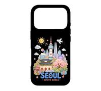 Seoul South Korea Kawaii Kids Travel Souvenir Case for iPhone 17 Pro