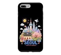 Seoul South Korea Kawaii Kids Travel Souvenir Case for iPhone 7 Plus/8 Plus