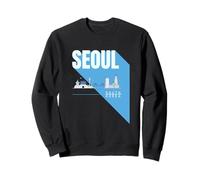 Seoul South Korea Landmark Modern Illustration Sweatshirt