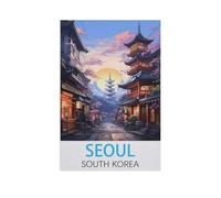 Seoul South Korea，Puzzle 1000 Pieces Paper Puzzle Adult Children;s Educational Toy Family Decompression Game-FO106-50x70cm