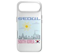Seoul South Korea Skyline Korean Flag Graphic Art Drawing Case for iPhone Air