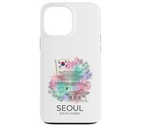 Seoul South Korea Watercolor City Landmark Case for iPhone 13 Pro Max