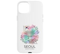 Seoul South Korea Watercolor City Landmark Case for iPhone 15 Plus