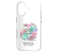 Seoul South Korea Watercolor City Landmark Case for iPhone 17