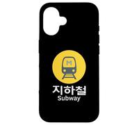 Seoul Subway Metro Train Sign Case for iPhone 16