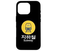 Seoul Subway Metro Train Sign Case for iPhone 16 Pro