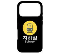 Seoul Subway Metro Train Sign Case for iPhone 17 Pro