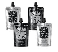 Seoul Tonic Korean Pear & Korean Pear ACV Mixed 4 Pack - 2 each, Morning Refresh, Pre & Post Social Recovery Drink, 100% Natural Electrolyte, 4x100ml