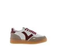 Seoul women's leather and suede effect sneakers Victoria Rouge 40