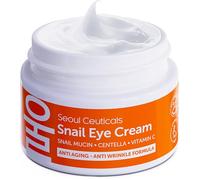 SeoulCeuticals Korean Snail Mucin Eye Cream - Anti-Ageing, Anti-Wrinkle, Under-Eye Treatment - 97.5% Snail Secretion Filtrate Daily Night Cream - Korean Skincare for Hydrating and Brightening, 0.5oz