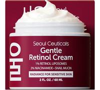 SeoulCeuticals Retinol Night Cream Face Moisturiser - Korean Skincare to Reduce Wrinkles, Dark Circles, and Age Spots, Anti-Ageing Face Cream for Day or Night with 1% Retinoid, 2% Niacinamide - 2oz