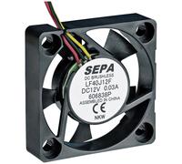 SEPA HXB25B12 12V/DC Axial Fan (L x W x H) 25 x 25 x 15 mm
