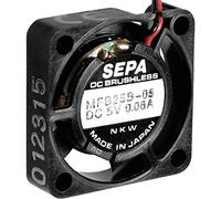 SEPA MFB25B12 Axial Fan 12 V/DC 23 L/min (L x W x H) 25 x 25 x 6.5 mm
