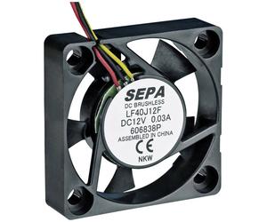 SEPA MFB25F05-BLI Axial Fan 5V DC 4.2 m³/h Flow 25x25x10mm Durable