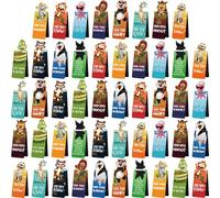 Sepamoon 48 Pcs Magnetic Bookmarks Book Marks Cute Magnet Page Markers Page Clips Funny Animal Bookmarks for Students Teacher Reading Party Favor (Animal Style)
