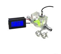 Separate LED Thermometer and Three-Way Flow Meter for Precise Monitoring of Water-Based Cooling Loops (green numbers)