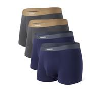 Separatec Mens Boxer Briefs with Ball Pouch Breathable Cooling Rayon Made From Bamboo Underwear Men's Underwear Trunks