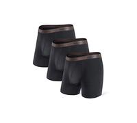 Separatec Men's Boxers Bamboo Underwear Trunks Breathable Soft Dual Pouch Fitted Underpants with Fly 3 Pack