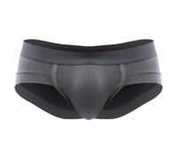 Separatec Mens Dual Pouch Underwear,Real Men Bulge Enhancing Pouch Underwear For Men,Low Rise Pants With Silky Touch Slips Breathable Moisture-Wicking Underpants Comfortable No Ride Up Briefs