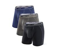 Separatec Men's Sport Underwear Trunks Dual Pouch Boxers Dry Fastly Breathable 3 Pack