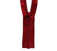 Separating Jacket Zippers 2/5PCS Detachable Resin Zipper Opening Opening Automatic Locking Plastic Zipper for Sewing Suit(Burgundy,60cm)