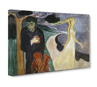 Separation By Edvard Munch Canvas Print | Gallery Wrapped 30mm Frame Wall Art | 30x20 inches | Ready to Hang | Classic Picture | Living Room Bedroom Lounge Office