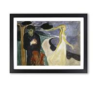 Separation By Edvard Munch Classic Painting Framed Print | A2 Black Framed Wall Art | Ready to Hang | Classic Historical Picture | Living Room Bedroom Lounge Office