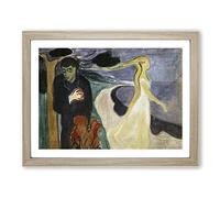 Separation By Edvard Munch Classic Painting Framed Print | A3 Oak Framed Wall Art | Ready to Hang | Classic Historical Picture | Living Room Bedroom Lounge Office