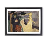 Separation by Edvard Munch Framed Print | A2 Black Framed Wall Art | Ready to Hang | Modern Nature Picture | Living Room Bedroom Lounge Office