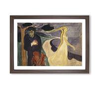 Separation by Edvard Munch Framed Print | A2 Walnut Framed Wall Art | Ready to Hang | Modern Nature Picture | Living Room Bedroom Lounge Office
