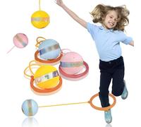 Sepco 3PCS Light up Ankle Skip Ball Flashing Swing Balls Sports Game Outdoor Glow in The Dark Adults Jumping Ring Kids School Recess Skipping Toy