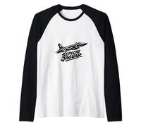 SEPECAT Jaguar Military Jet Raglan Baseball Tee