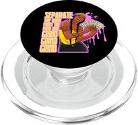 seperate the body from the mind and grind grind black sista PopSockets PopGrip for MagSafe