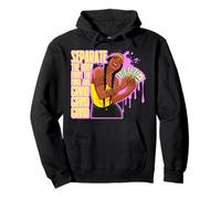 seperate the body from the mind and grind grind black sista Pullover Hoodie