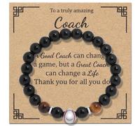 Sepfavo Baseball/Basketball/Football Bracelet, Gift for Grandson/Son/coach, Birthday/Father's Day/School/Graduation, M, Stainless Steel, no gemstone