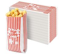 SEPGLITTER 120Pcs Popcorn Bags, Popcorn Paper Bags Candy Bag Party Bag Popcorn Box Machine Accessories for Popcorn Snacks Bars Movie Nights