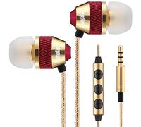 Sephia SP1050VC Earbuds Wired in-Ear Headphones with Mic and Volume Control Enhanced Bass Case 3.5mm Earphone Jack 3.9 Feet Long Tangle-Free Cord