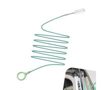 Sephile 1 PC Car Sunroof Drain Hole Unclogger, 9.84 Ft Flexible Pipe Cleaning Brush with Easy-Grip Handle, Multifunctional Fuel Tank Drain Pipe Clogged Unclogging Tool, Unviersal for Cars (Green)
