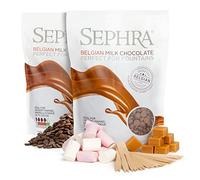 Sephra Belgian Chocolate Fondue Packs (Fondue for 20, Milk Chocolate)