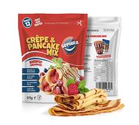 Sephra Luxury Crepe Mix 375g Bag - Simple “Add Water Only” Ready Mixture - 1 x 375g Bag Makes Approximately 12 Traditional French Style Flat Pancakes