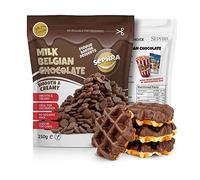 Sephra Milk Belgian Couverture Chocolate Callets 250g - Fountain Ready