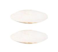 Sepia Sculpture, Pack of 2 Sepia Bowls for Water Turtles - Beak Whetstone 15-20 cm for Parrots Cockatiels Canaries Agapornids Bearded Dragons Cage Pet Supplies