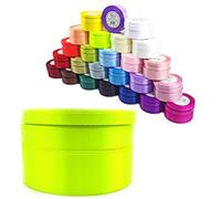 Sepkina Satin Ribbon, Decorative Ribbon, Craft Ribbon, Gift Ribbon, Sewing Ribbon, Decorative Ribbon, Satin Neon Yellow, Neon Yellow, M (Neon Yellow, 25)
