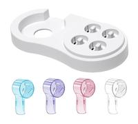 seplouis Brush Heads Covers & Toothbrush Holder for Oral B iO Series, White & Transparent, Pink, Blue and Purple, toothbrush cover