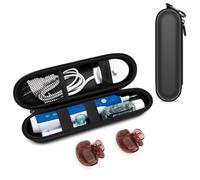 seplouis Electric Toothbrush Travel Case for Oral-B/Philips Sonicare/Colgate/seago/Bitvae/Braun and Most Other Brands of Electric Toothbrushes, and Includes 2 Universal Toothbrush Head Covers, Black