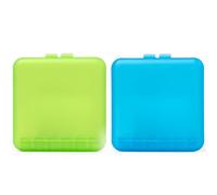 seplouis Interdental Brush Travel Case/Storage Case Compatible with TePe Interdental Brush, 2packs(Blue and Green)