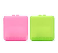 seplouis Interdental Brush Travel Case/Storage Case Compatible with TePe Interdental Brush, 2packs(Green and Pink)